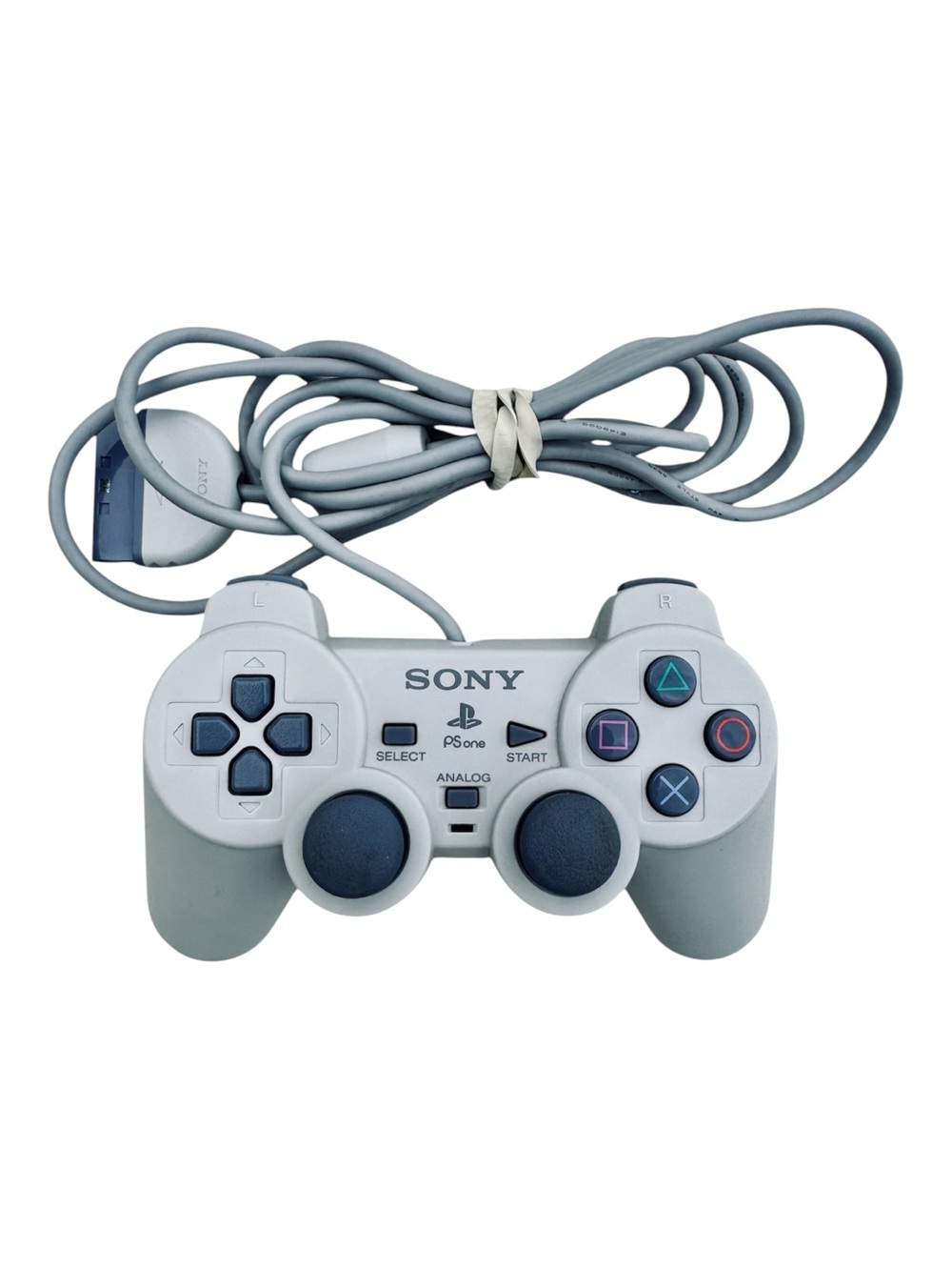 Sony PlayStation 1 PSone Analog Controller Gray Genuine SCPH-110
